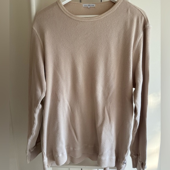 James Perse Men's Beige Crewneck Sweater XL - Picture 1 of 3